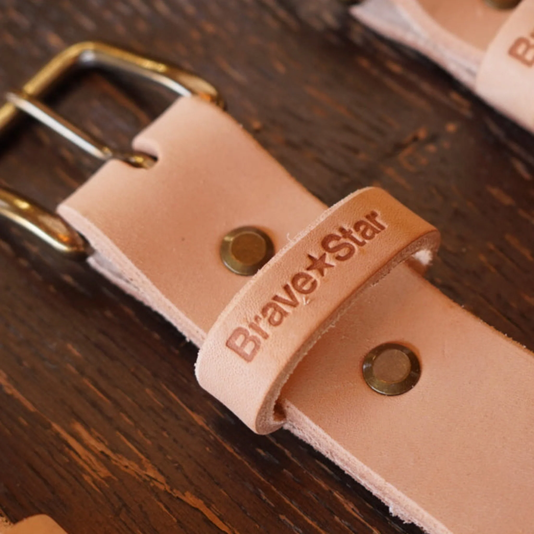 RW Leather Belt in Vegtan (Regular Width 1.5") - Image 4
