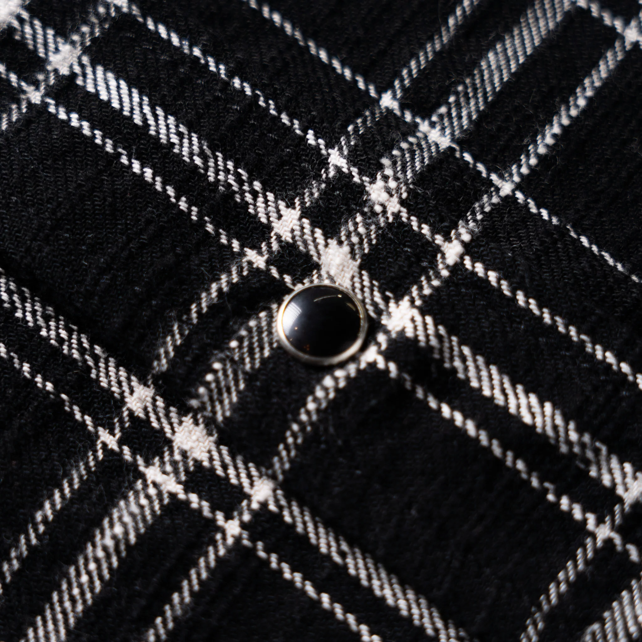 Sawtooth Shirt 8oz Japanese Slub Flannel - Black - Image 12