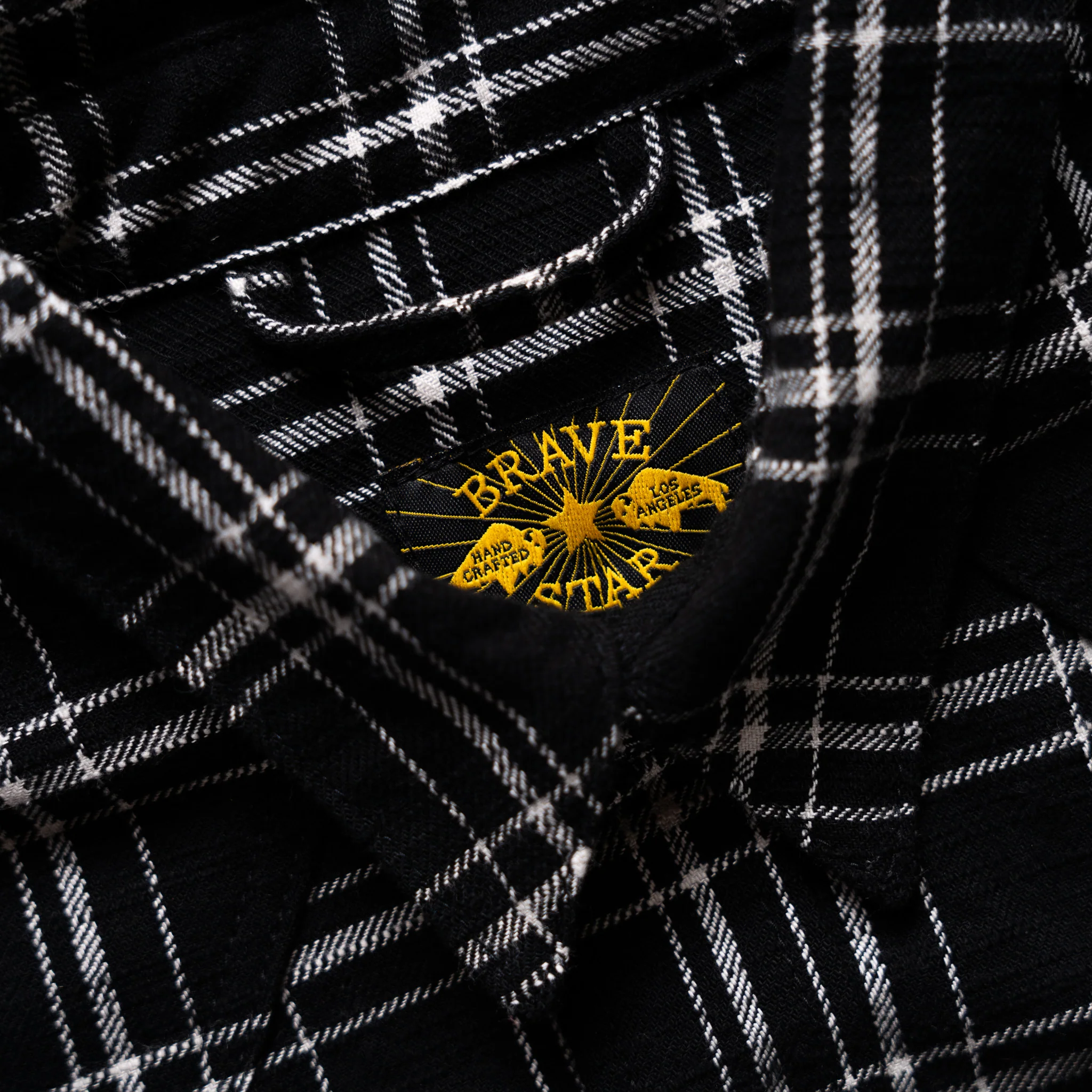 Sawtooth Shirt 8oz Japanese Slub Flannel - Black - Image 8