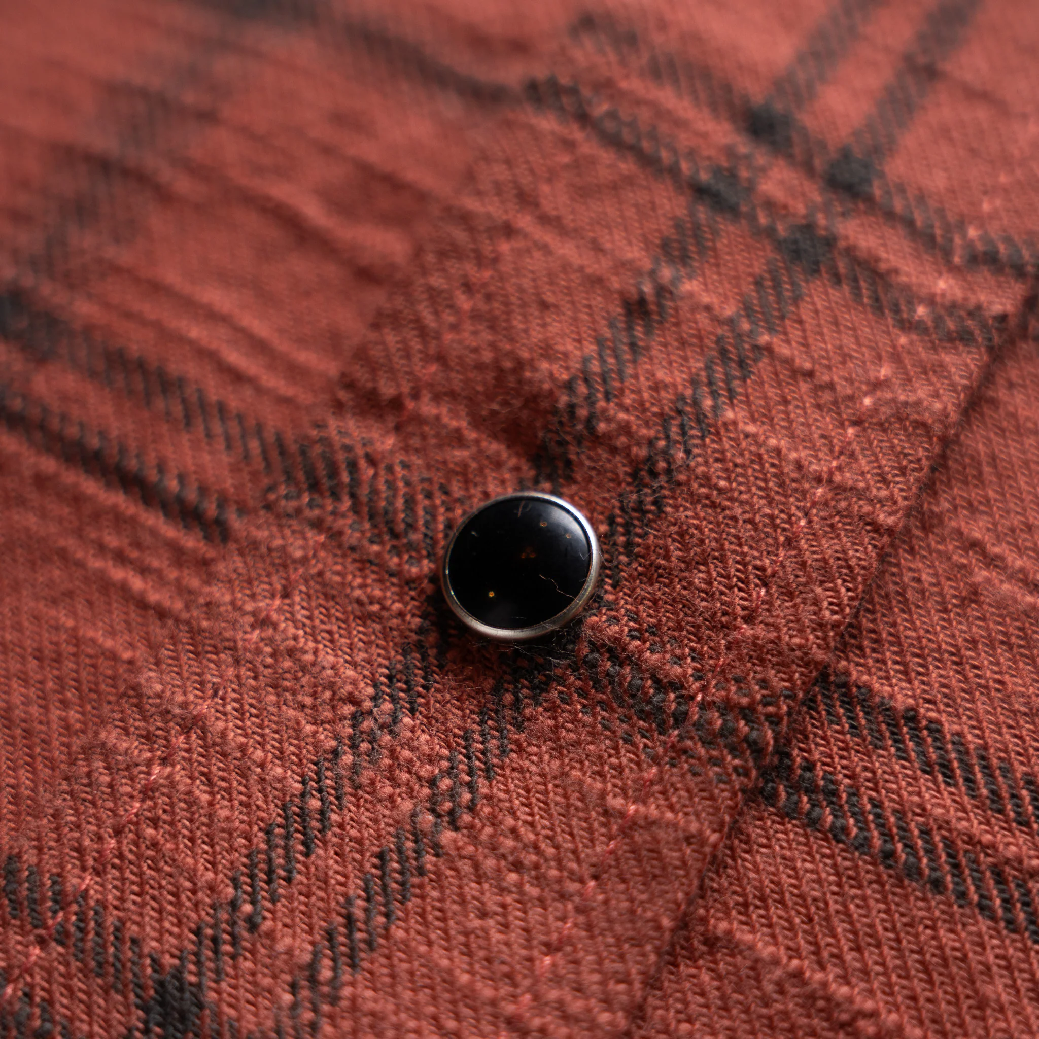 Sawtooth Shirt 8oz Japanese Slub Flannel - Rust - Image 10