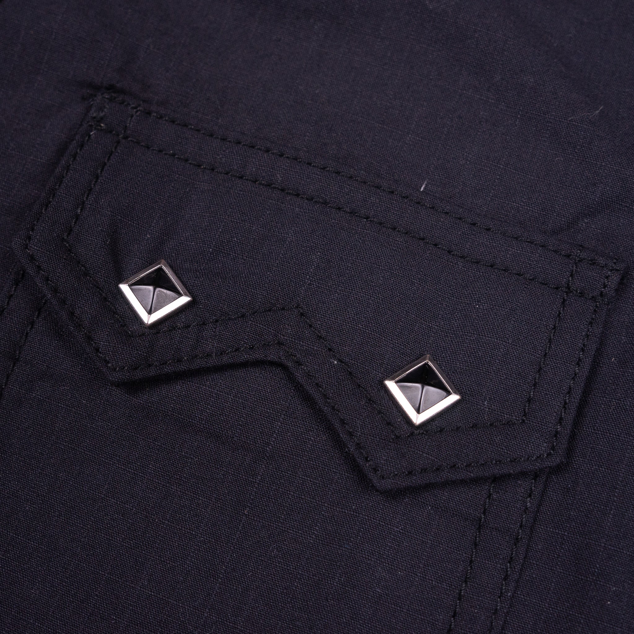 Sawtooth Shirt 'Black Diamond' Japan Selvage Shirting - Image 10
