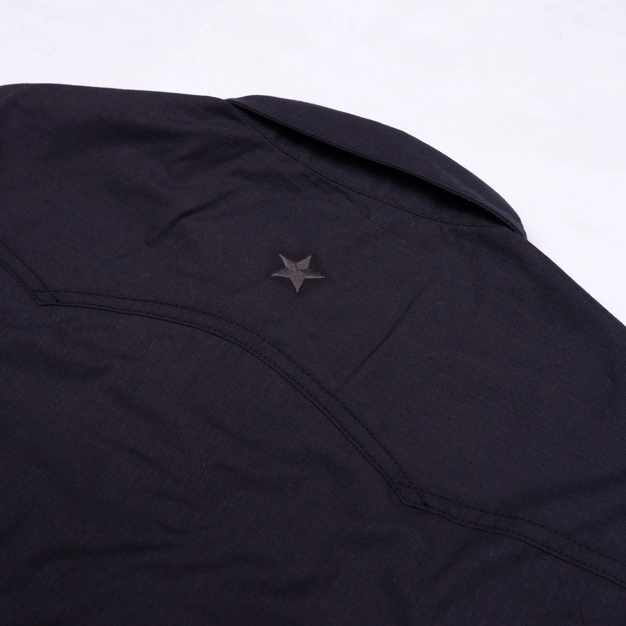 Sawtooth Shirt 'Black Diamond' Japan Selvage Shirting - Image 13