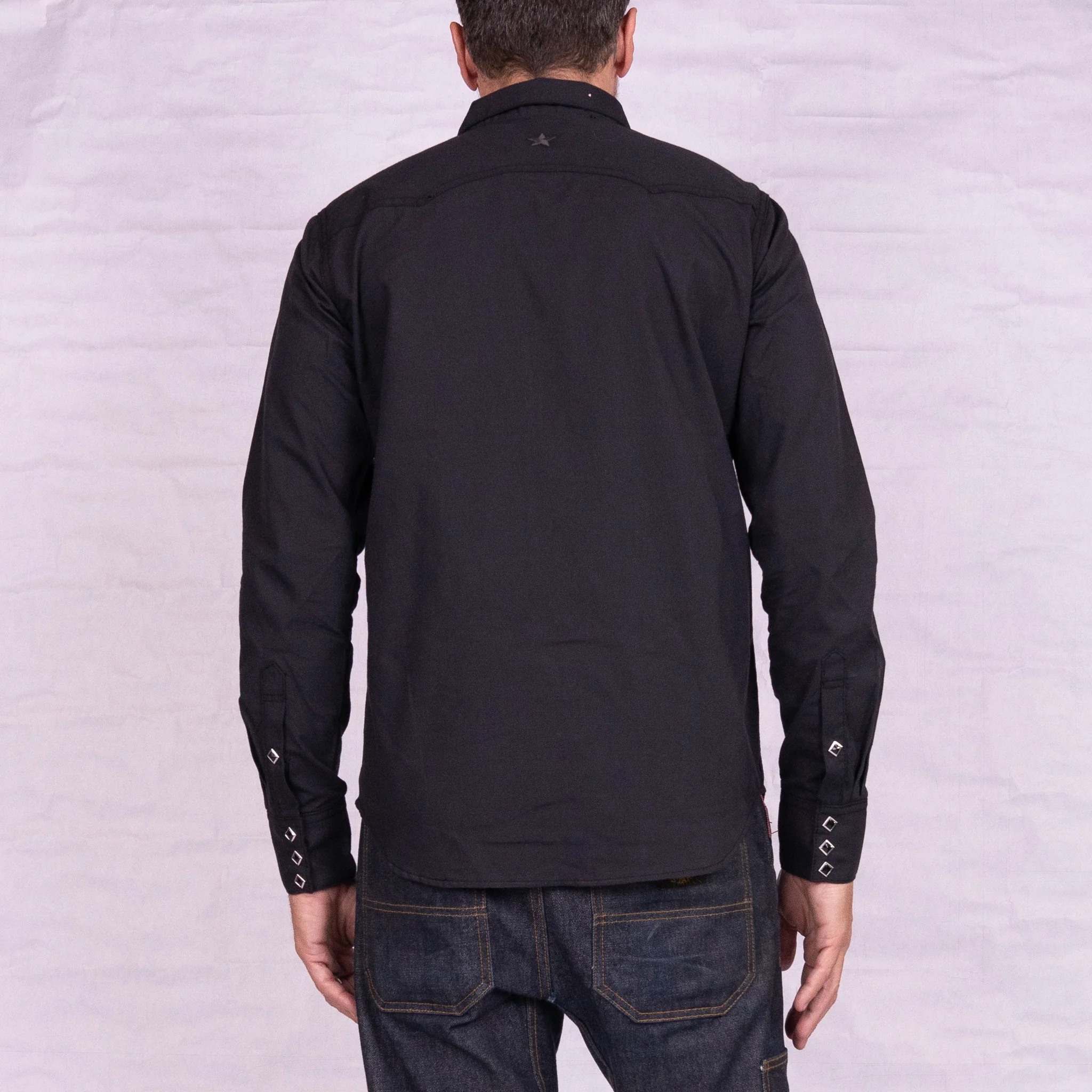 Sawtooth Shirt 'Black Diamond' Japan Selvage Shirting - Image 3