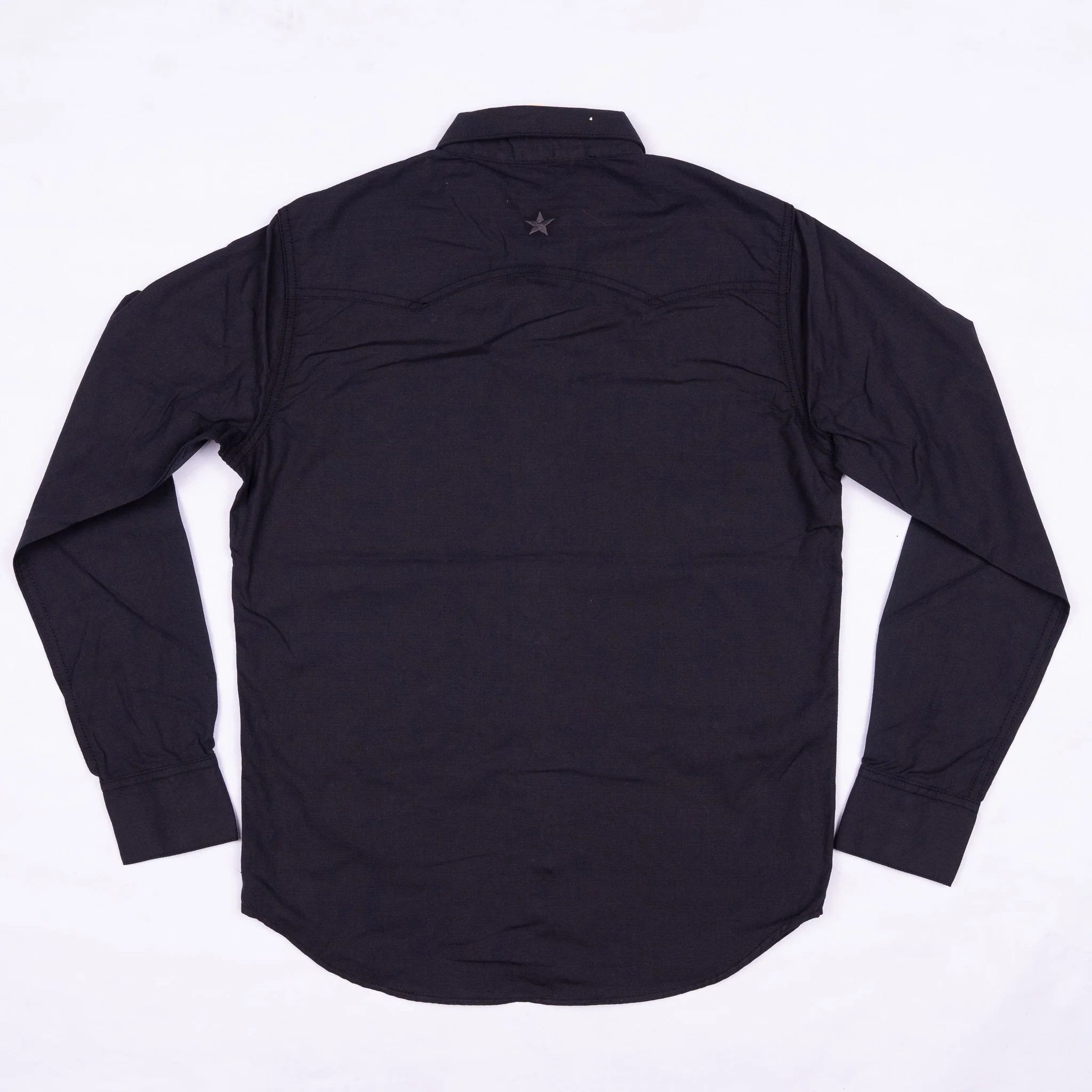 Sawtooth Shirt 'Black Diamond' Japan Selvage Shirting - Image 4