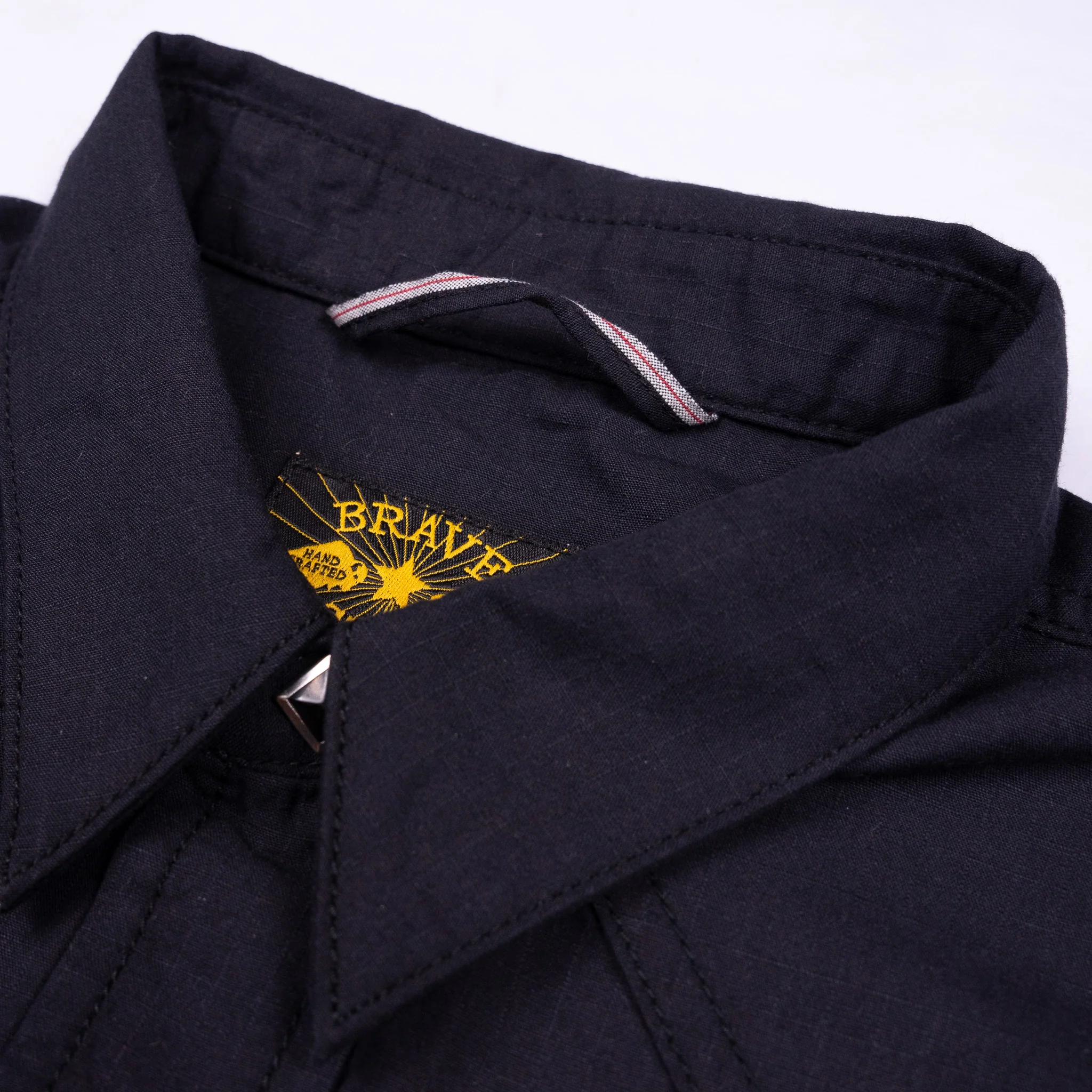 Sawtooth Shirt 'Black Diamond' Japan Selvage Shirting - Image 9