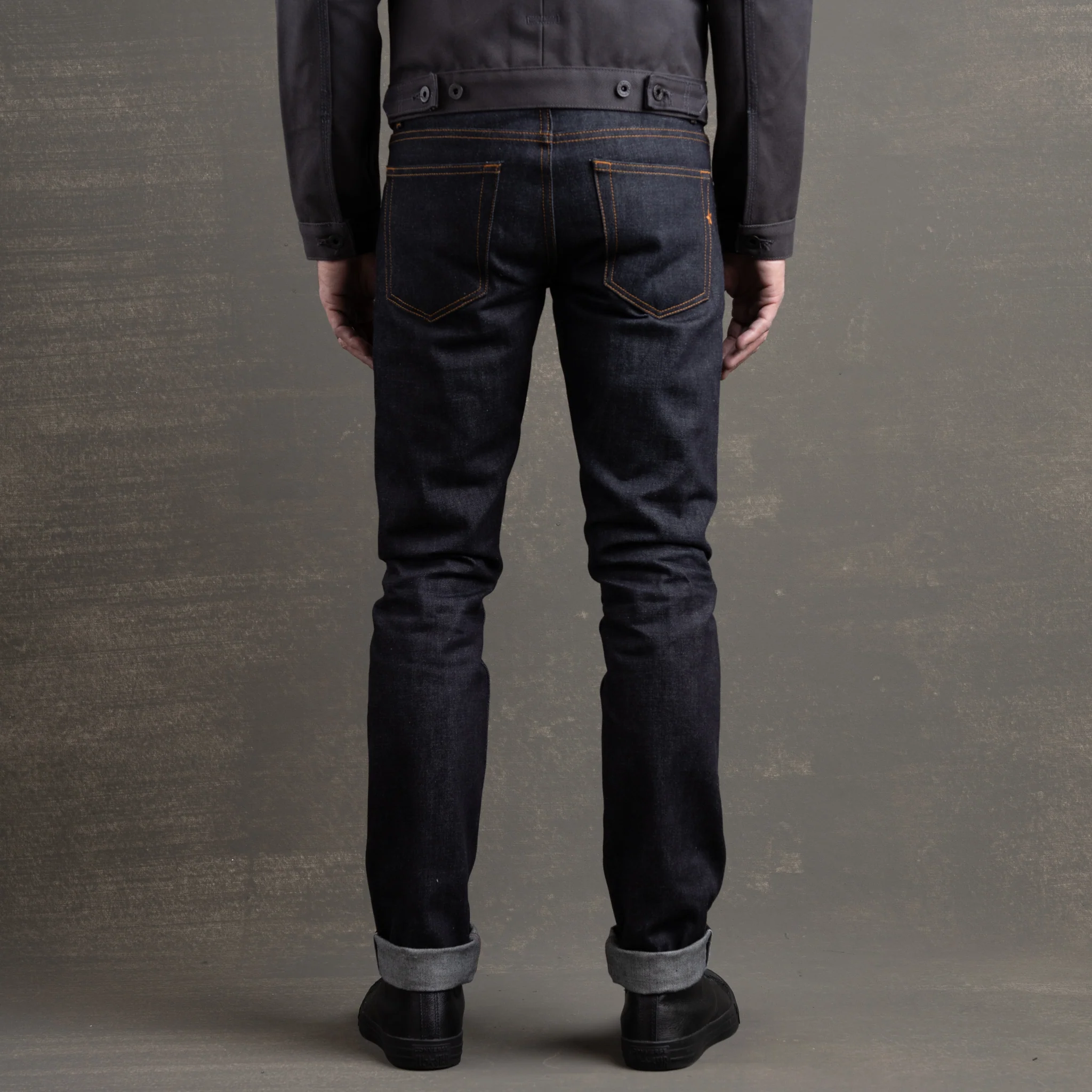 Slim Taper 14.75oz Dark Fest Japan Selvage Denim - Image 3