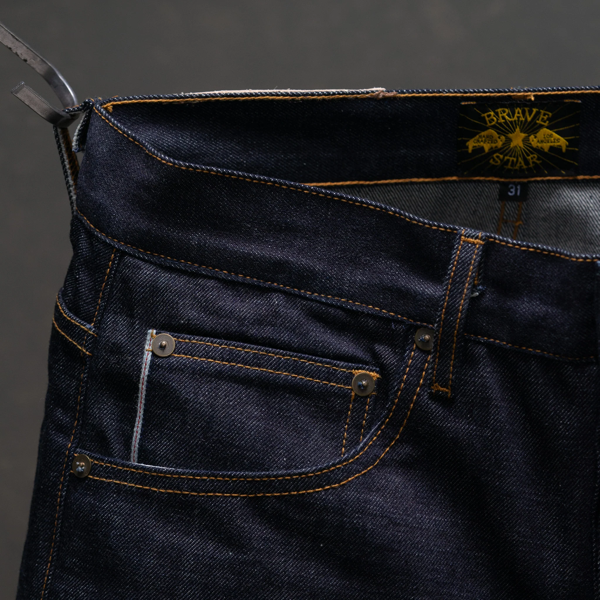 Slim Taper 14.75oz Dark Fest Japan Selvage Denim - Image 8