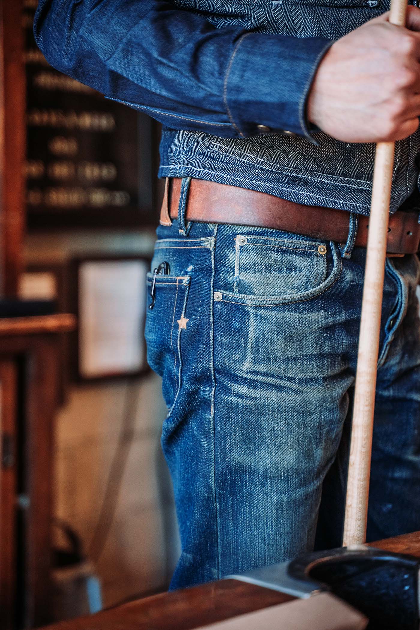 Slim Straight 21.5oz 'Gauntlet' Heavyweight Selvage Denim - Image 15