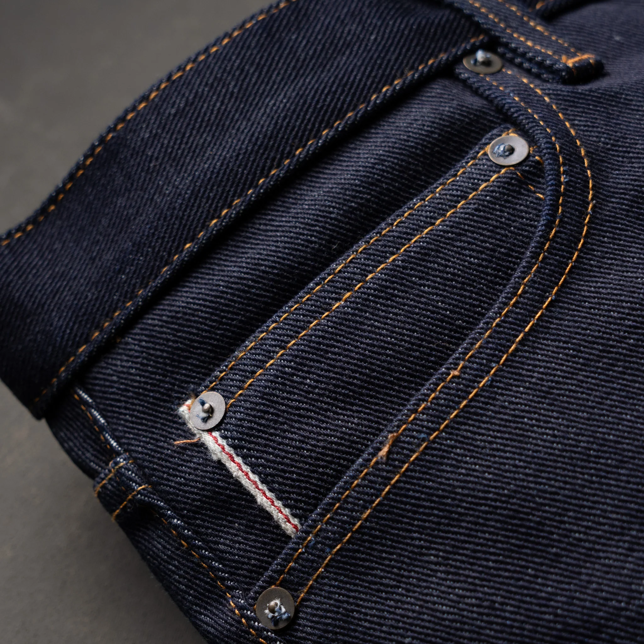 Slim Straight 21.5oz 'Gauntlet' Heavyweight Selvage Denim - Image 7