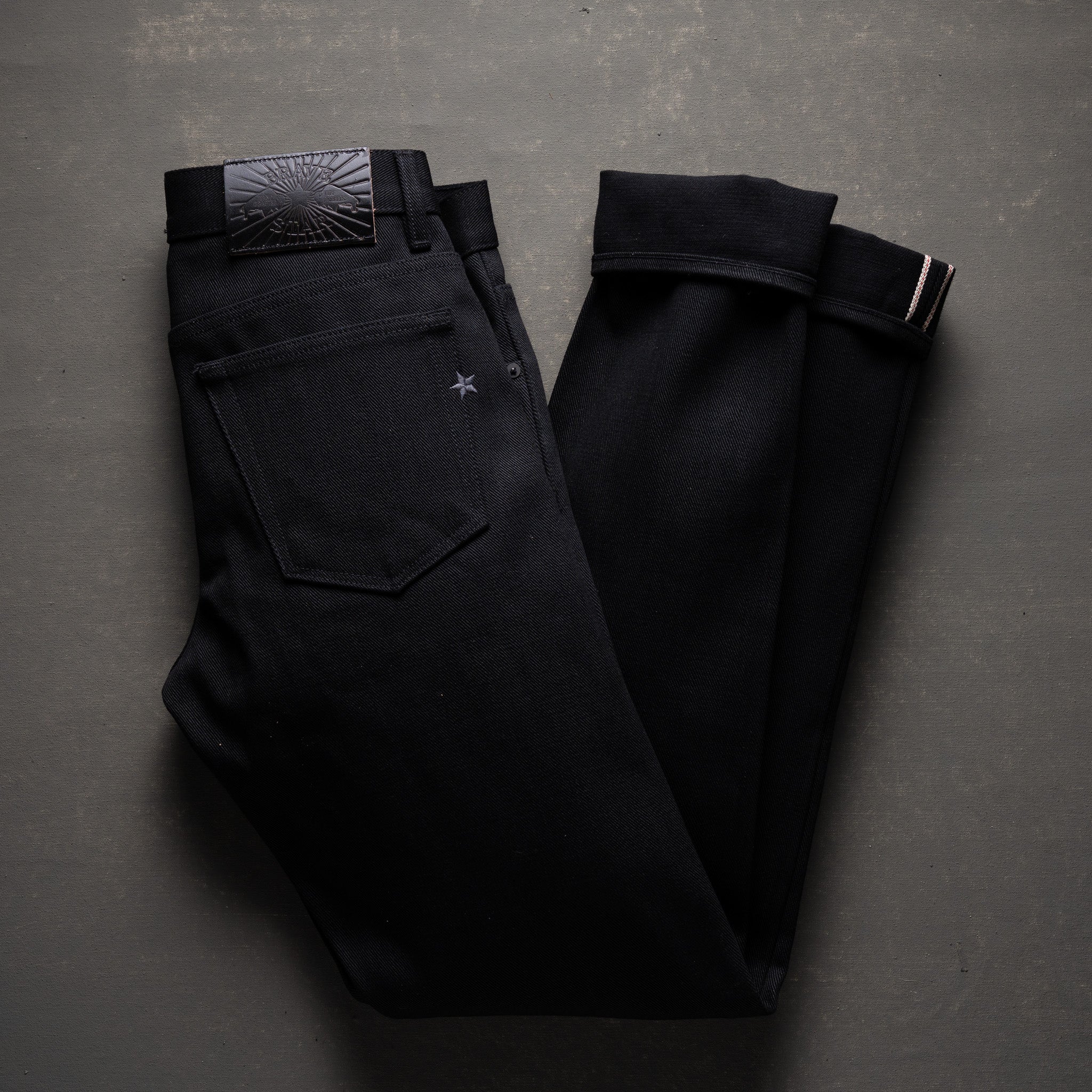 Slim Straight 21.5oz 'Mayhem' Double Black Selvage Denim - Image 13