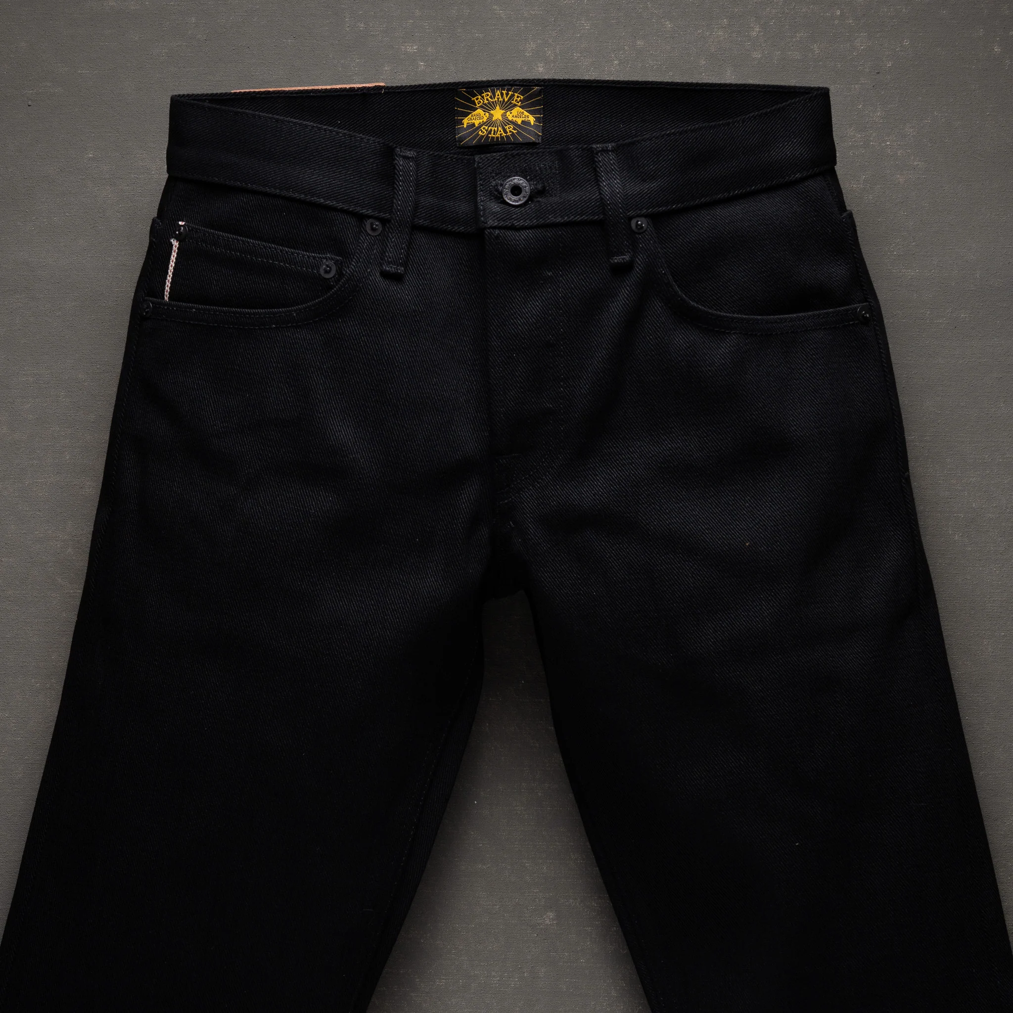 Slim Straight 21.5oz 'Mayhem' Double Black Selvage Denim - Image 6