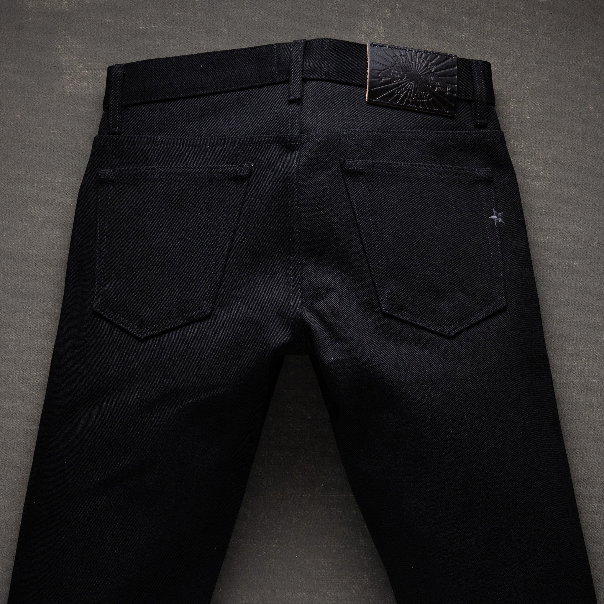 Slim Straight 21.5oz 'Mayhem' Double Black Selvage Denim - Image 8