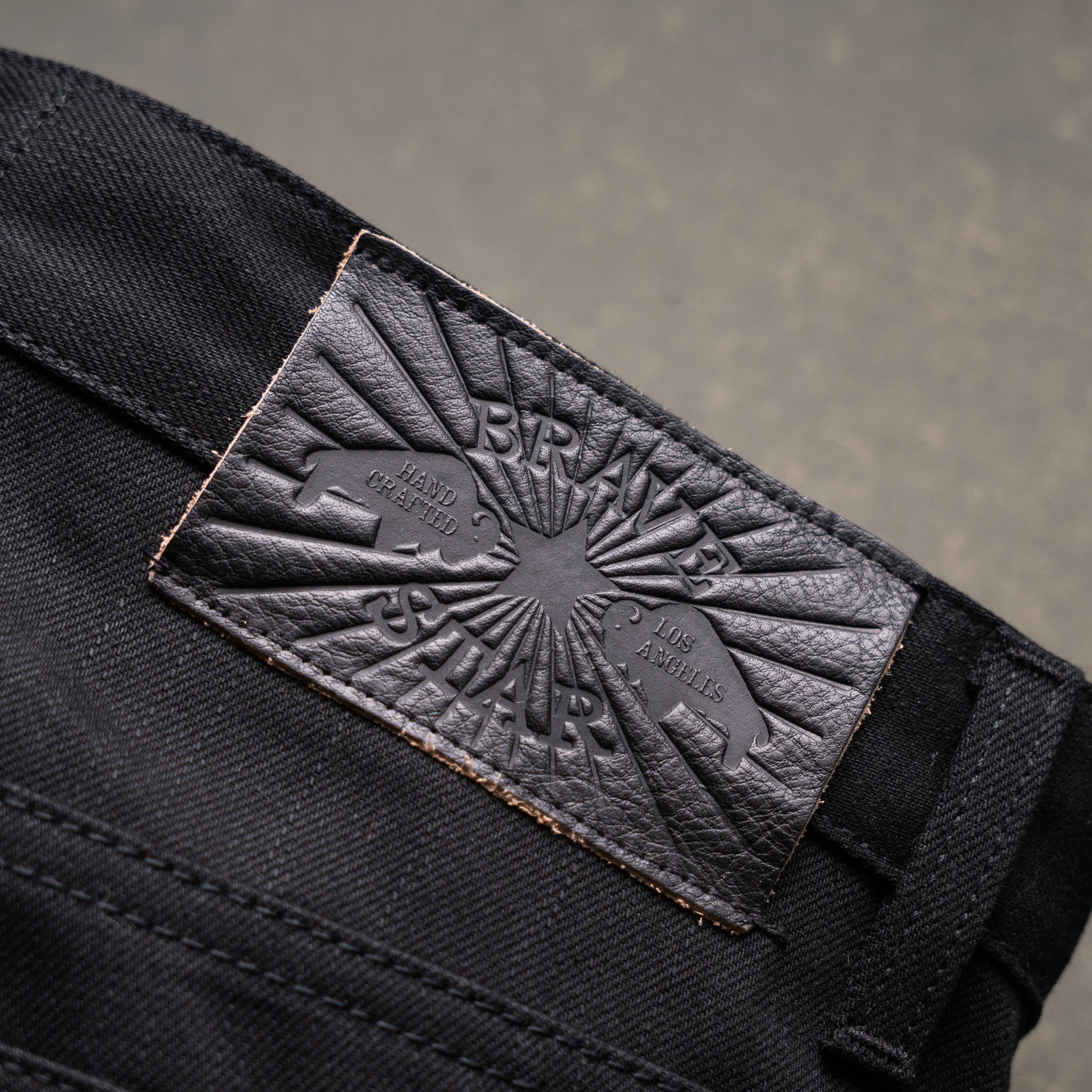 True Straight 14oz Onyx Double Black Japan Selvage Denim - Image 11