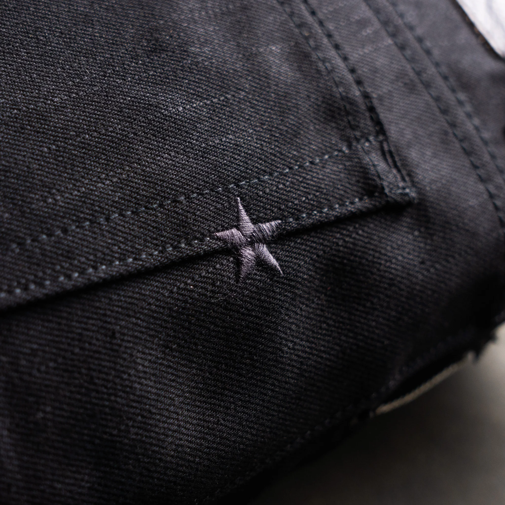 True Straight 14oz Onyx Double Black Japan Selvage Denim - Image 12