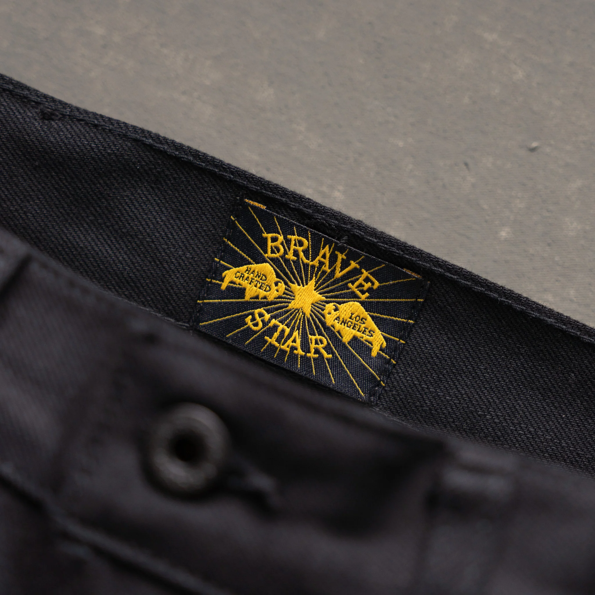 True Straight 14oz Onyx Double Black Japan Selvage Denim - Image 14