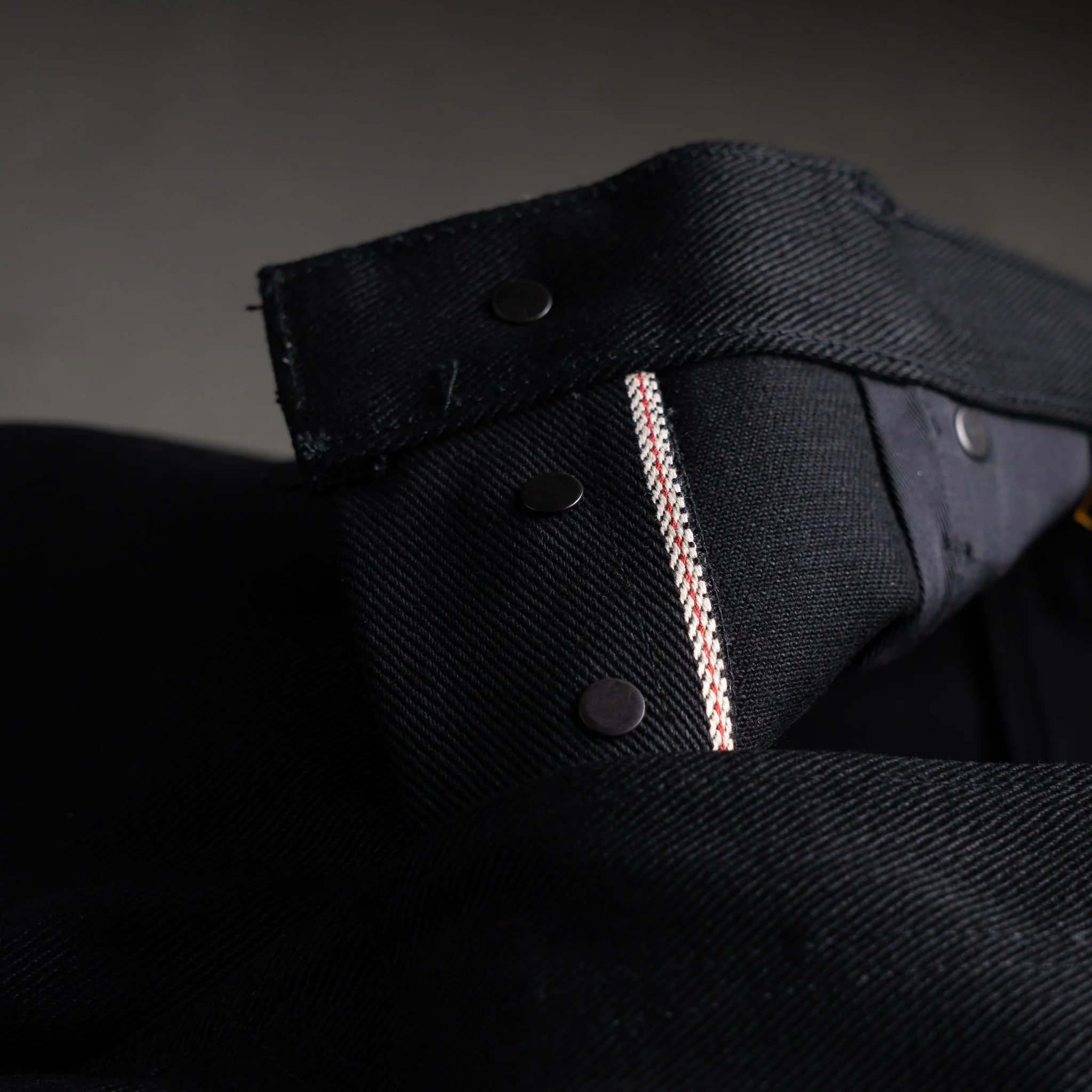 True Straight 21.5oz 'Mayhem' Double Black Selvage Denim - Image 10
