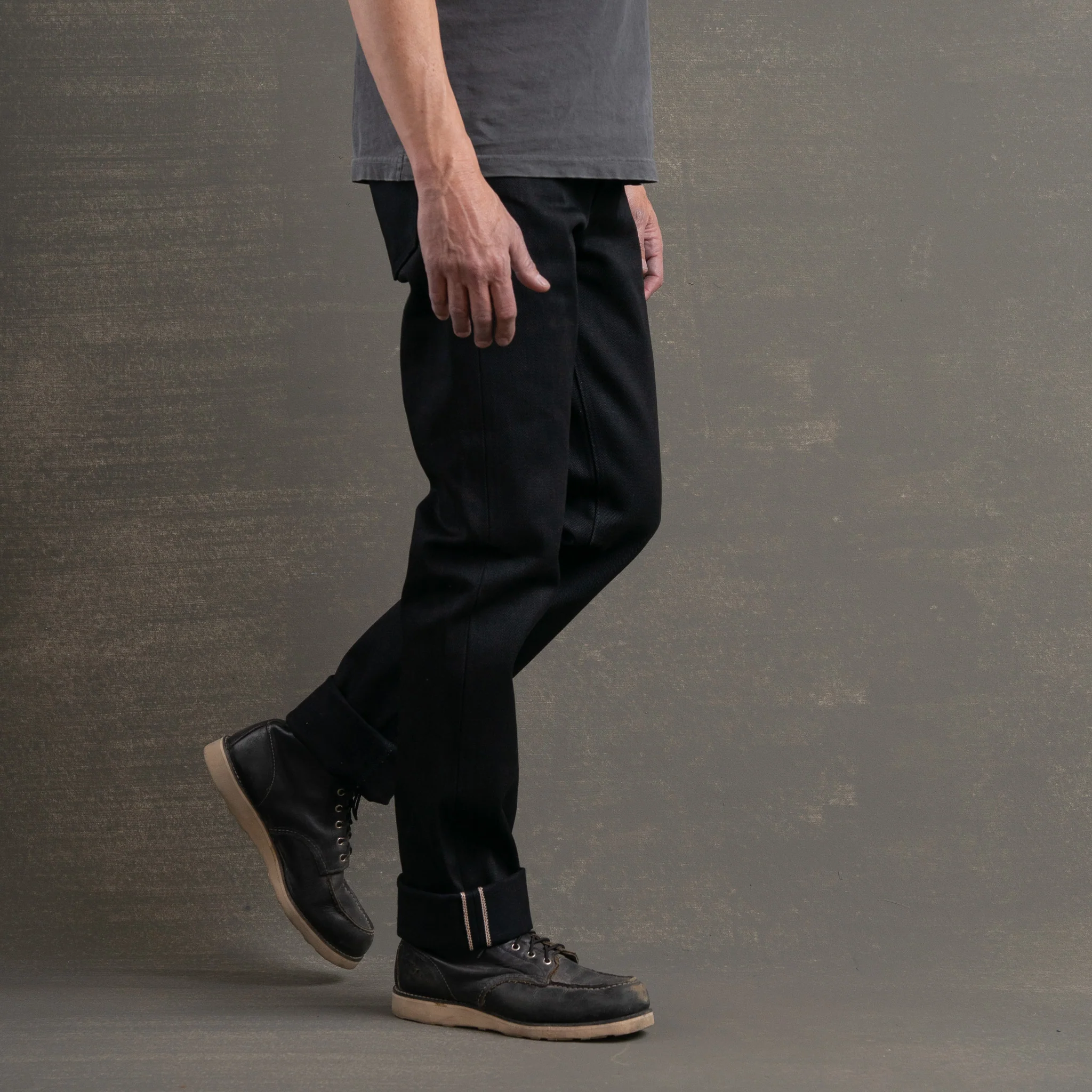 True Straight 21.5oz 'Mayhem' Double Black Selvage Denim - Image 4