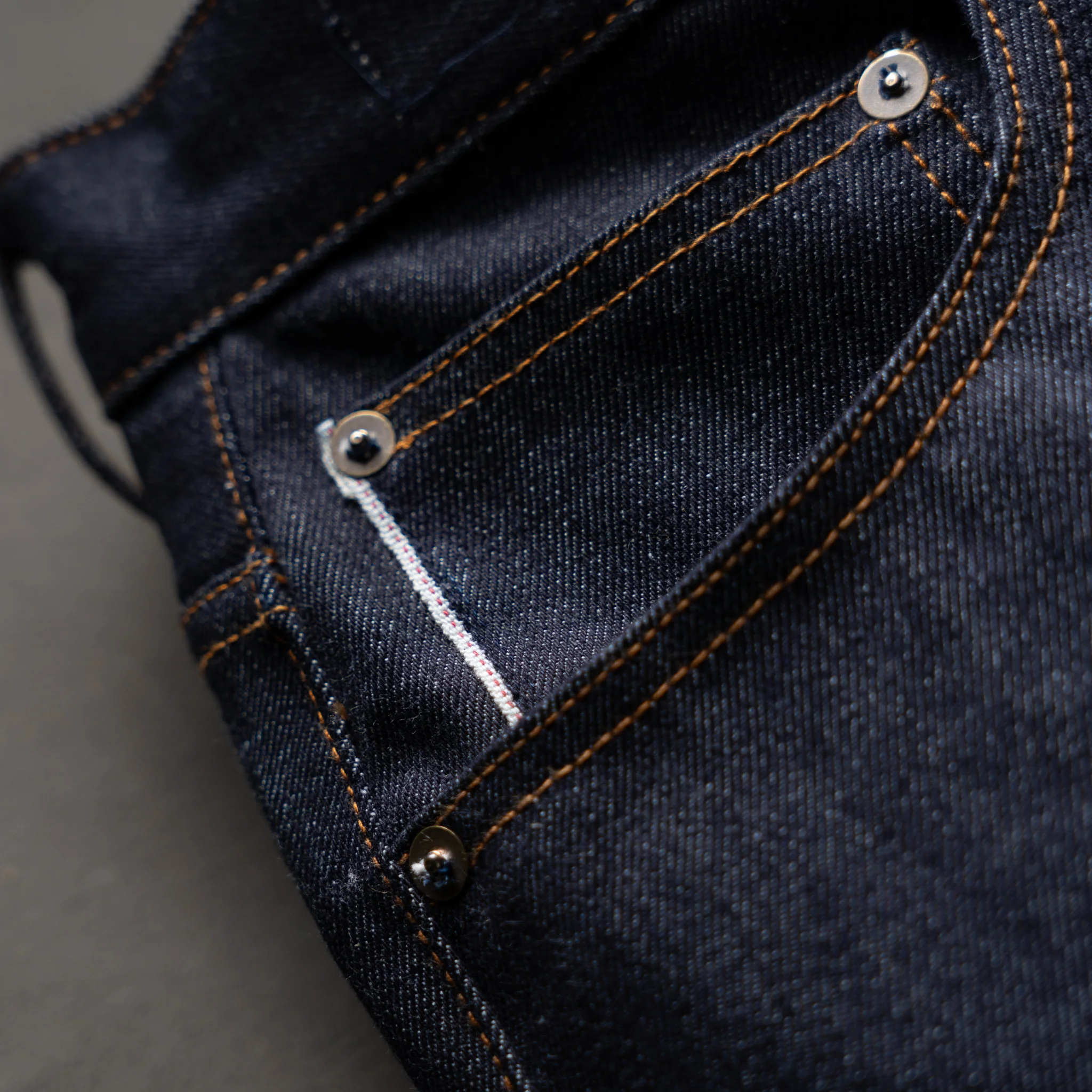 True Straight 13oz Witness Cone Mills Selvage Denim - Image 9