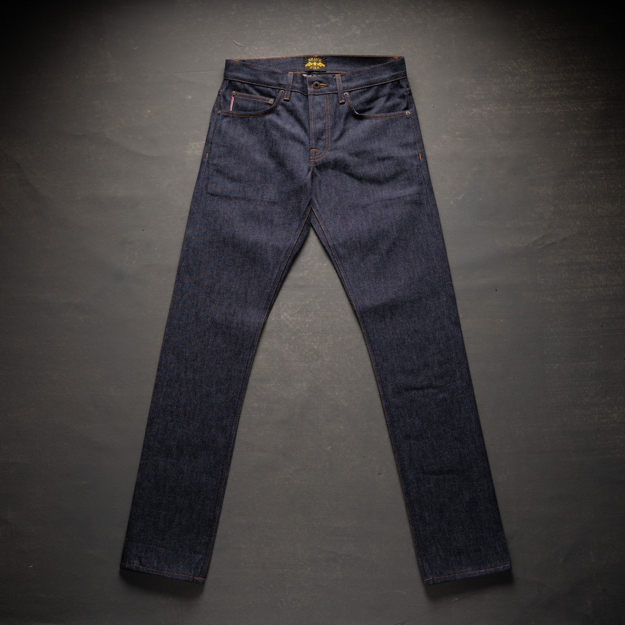 Slim Straight 14oz 'Bayou Blue' Vidalia Mills USA Selvage Denim Jean - Image 6