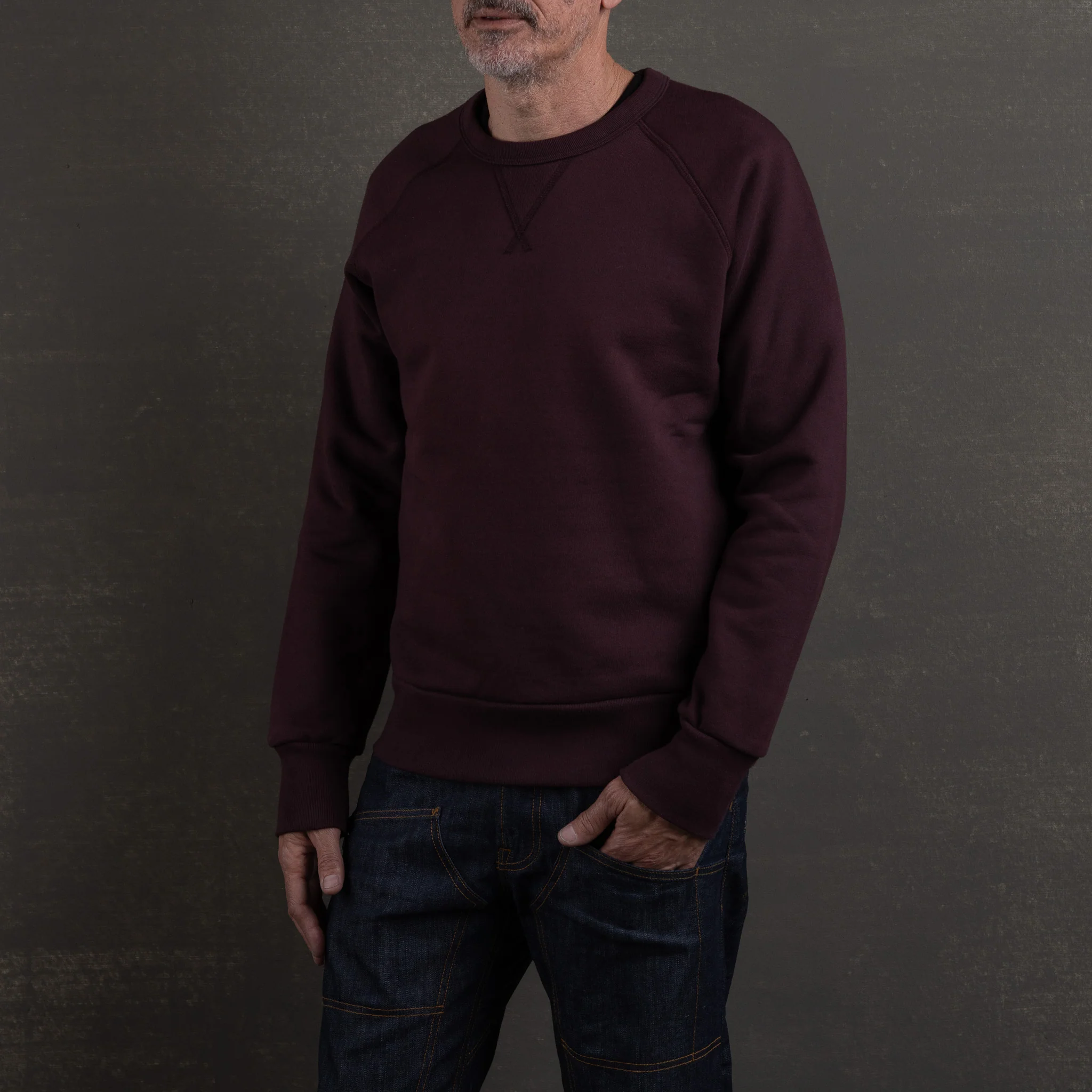 Sumo Heavyweight Fleece Sweatshirt - Oxblood - Image 3