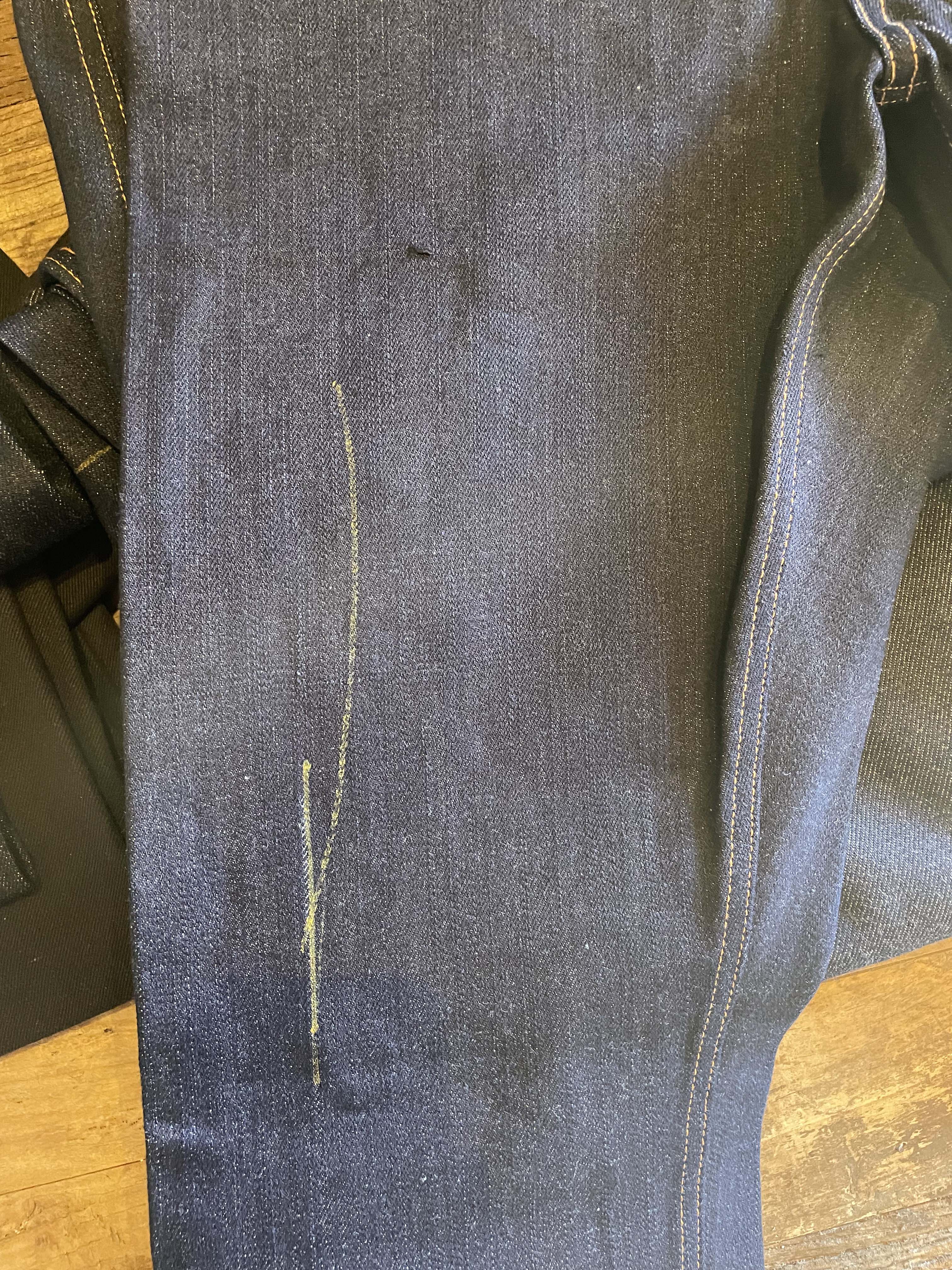 FACTORY IRREGULARS Double Black Selvage Denim 18oz-25oz - Image 20