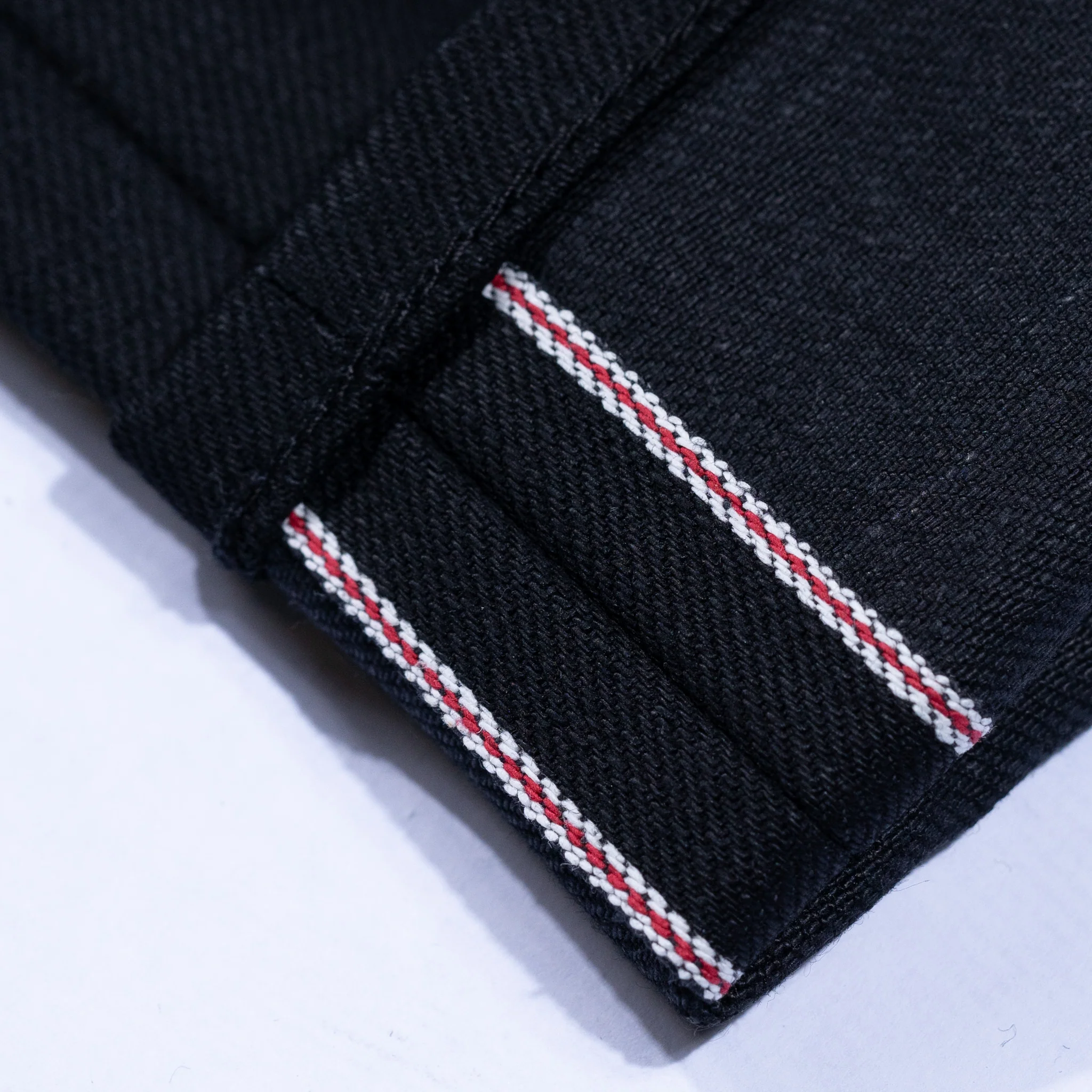 Regular Taper 14oz 'Onyx' Double Black Japan Selvage Denim - Image 12