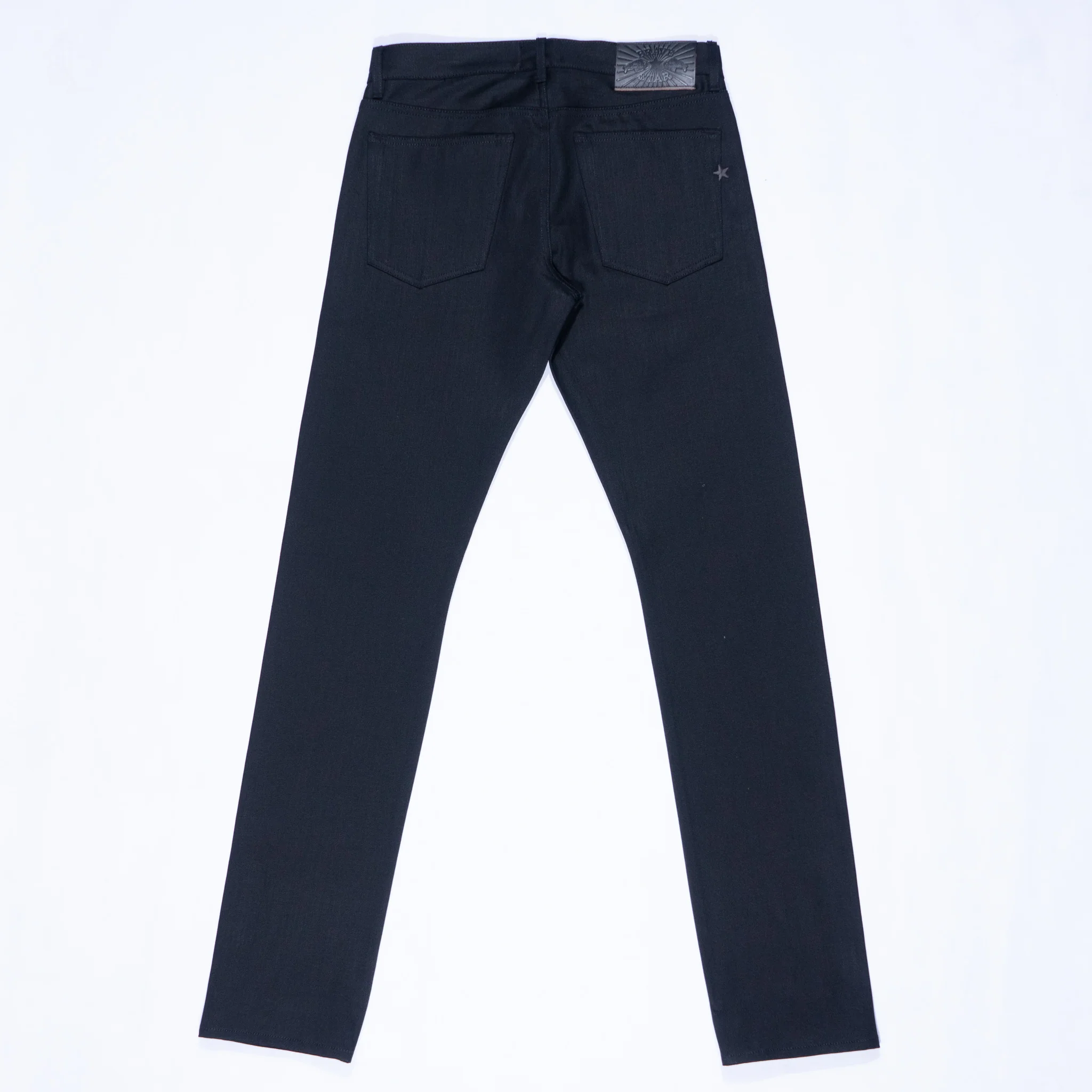 Regular Taper 14oz 'Onyx' Double Black Japan Selvage Denim - Image 14