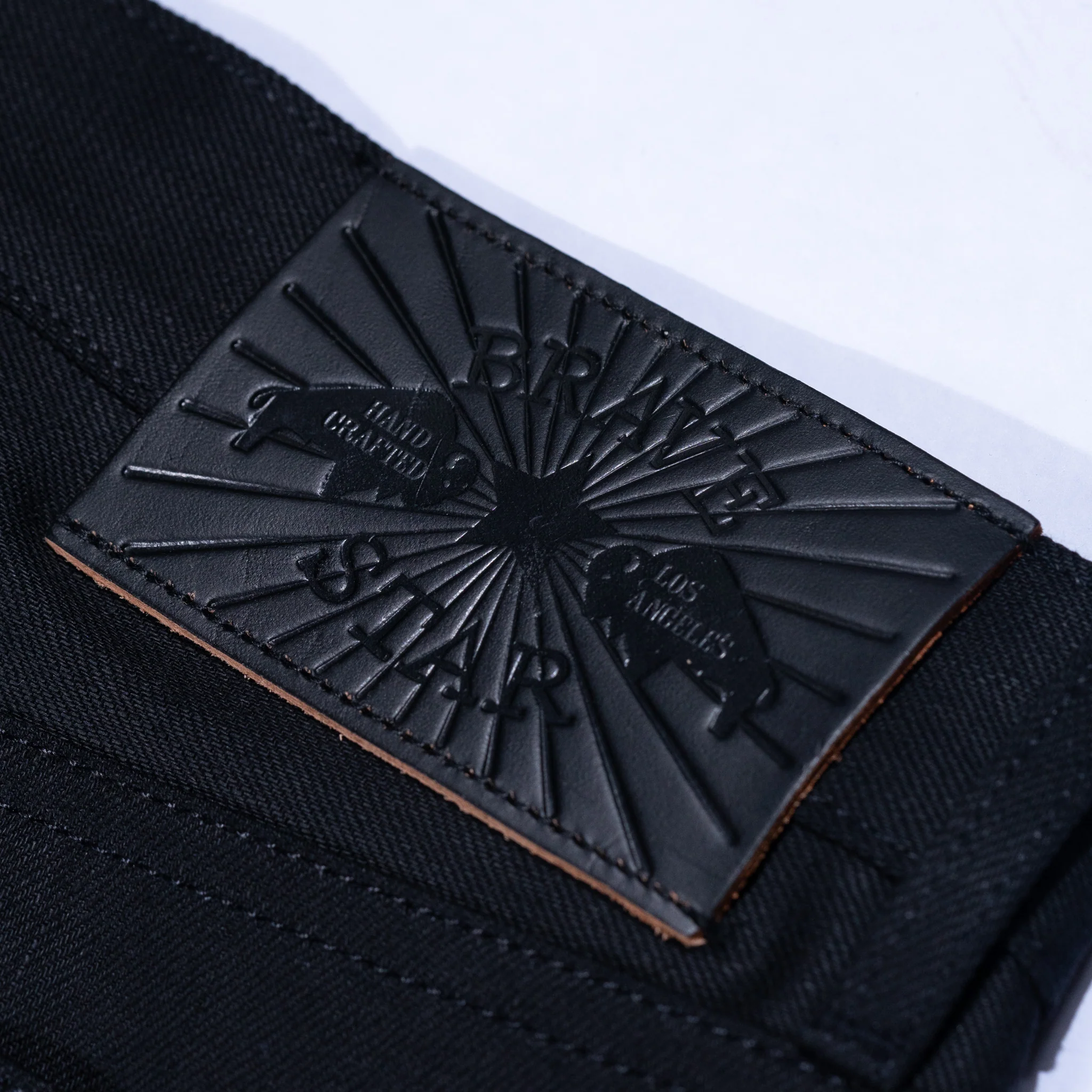 Regular Taper 14oz 'Onyx' Double Black Japan Selvage Denim - Image 15