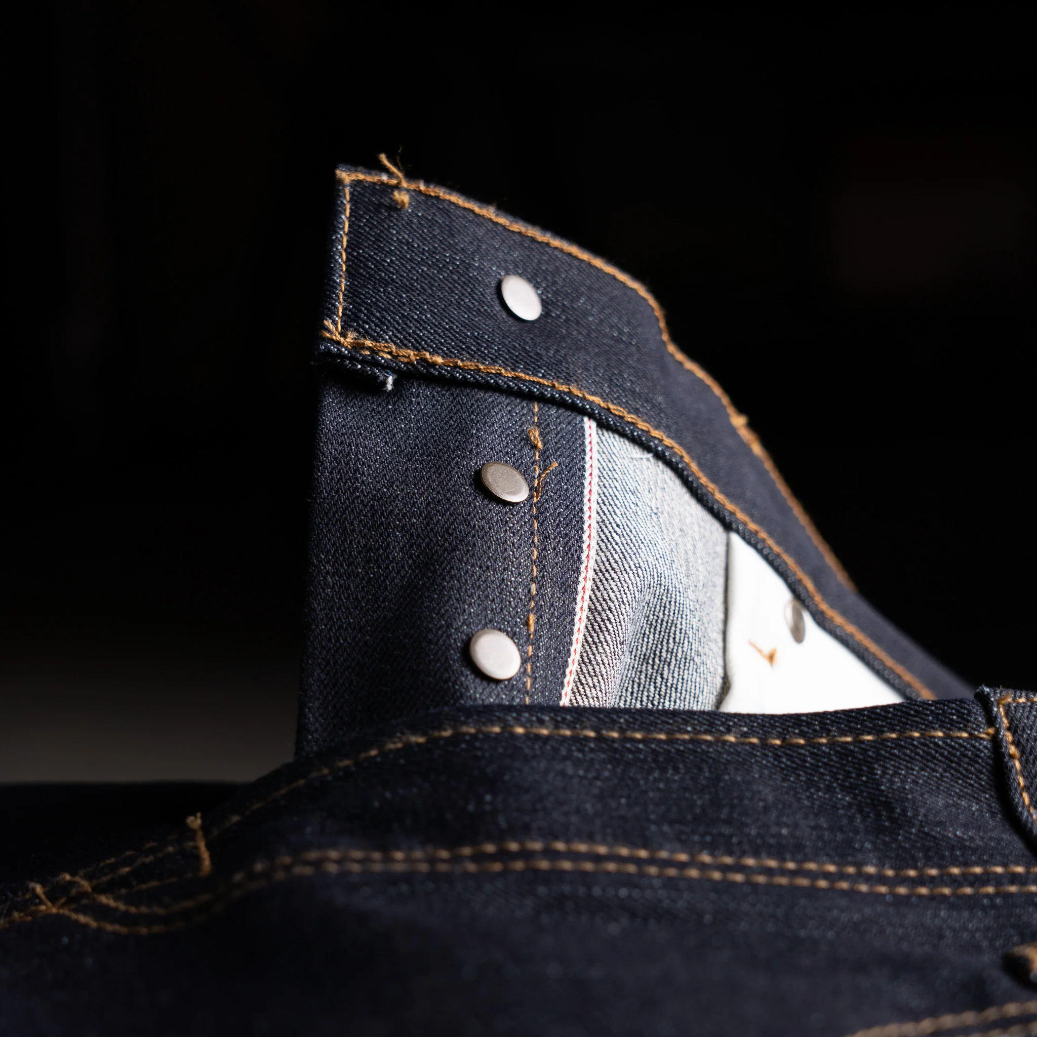True Straight 14.75oz Dark Fest Japan Selvage Denim - Image 7