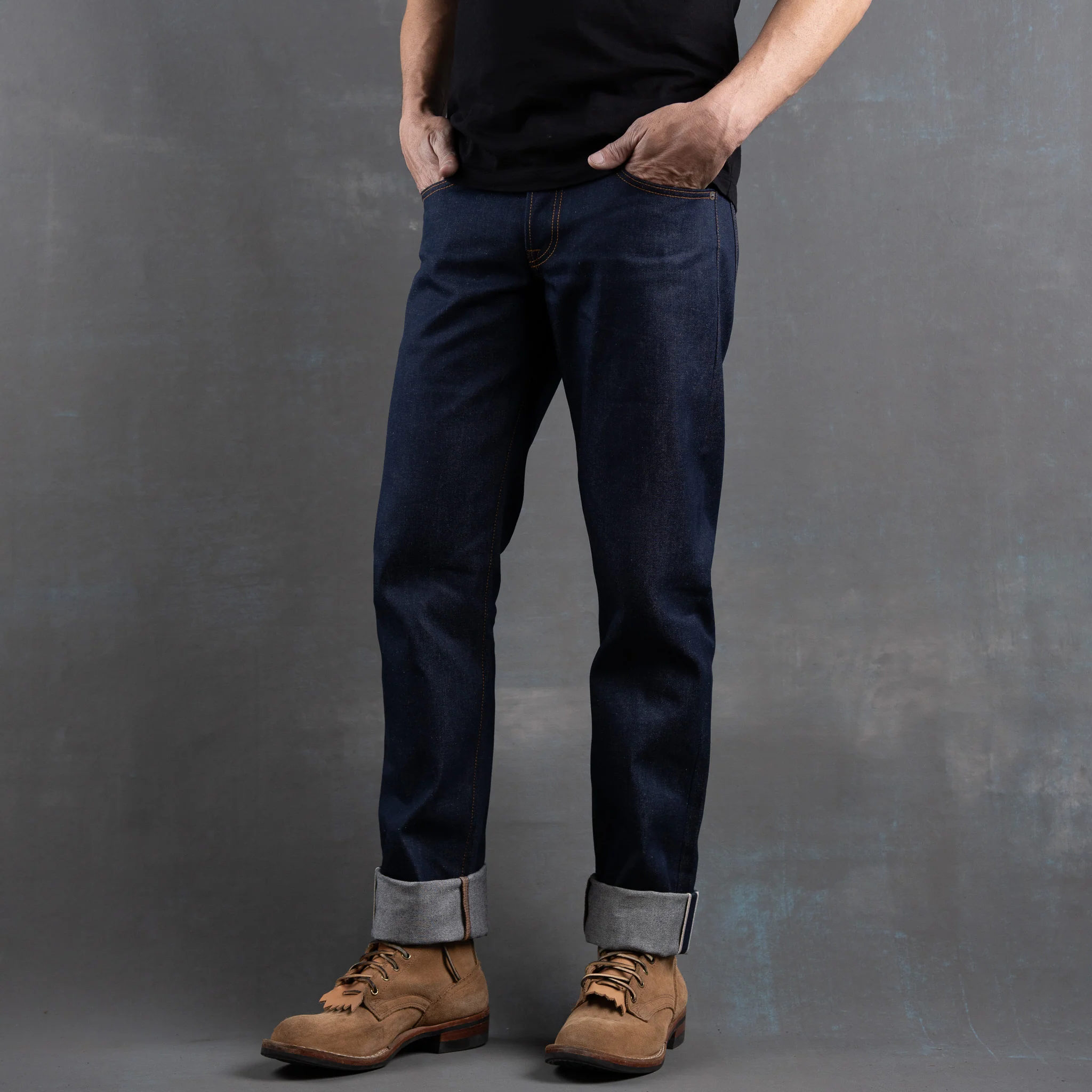 True Straight 12.5oz WWII Blue Japan Selvage Denim - Image 4