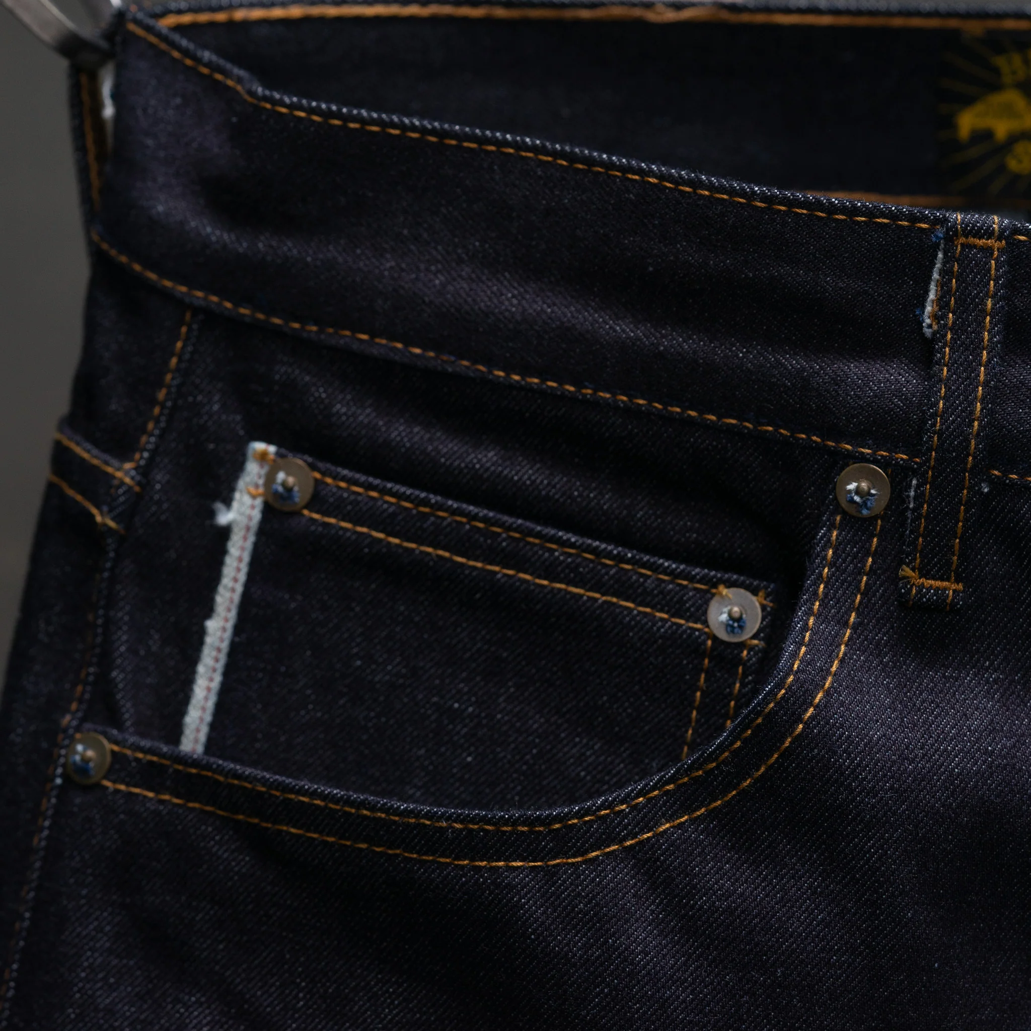 TRUE STRAIGHT 16.5oz 'Blue Blood' Selvage Denim - Image 9