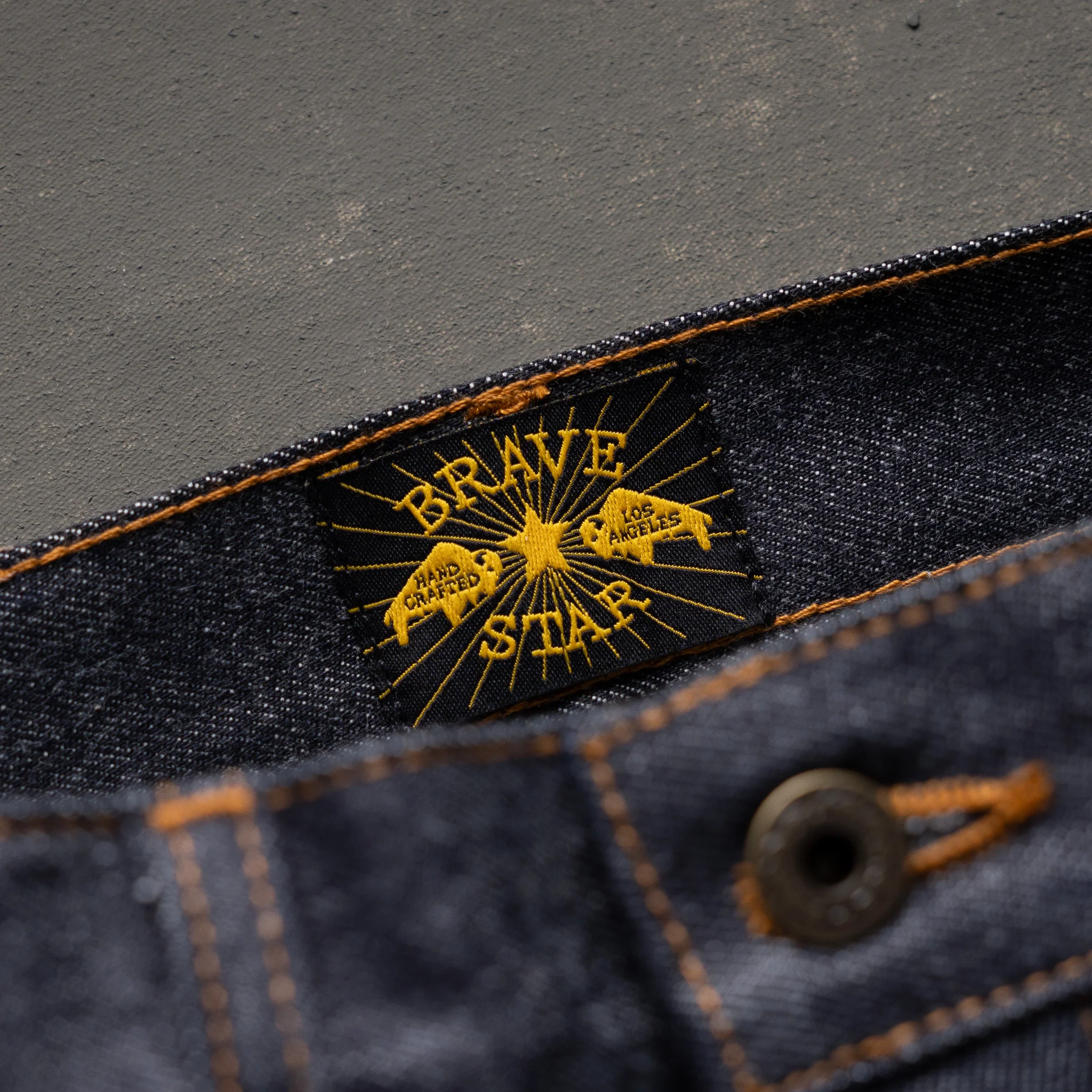 True Straight Vidalia Mills USA 14oz 'Bayou Blue' Selvage Denim Jean - Image 14