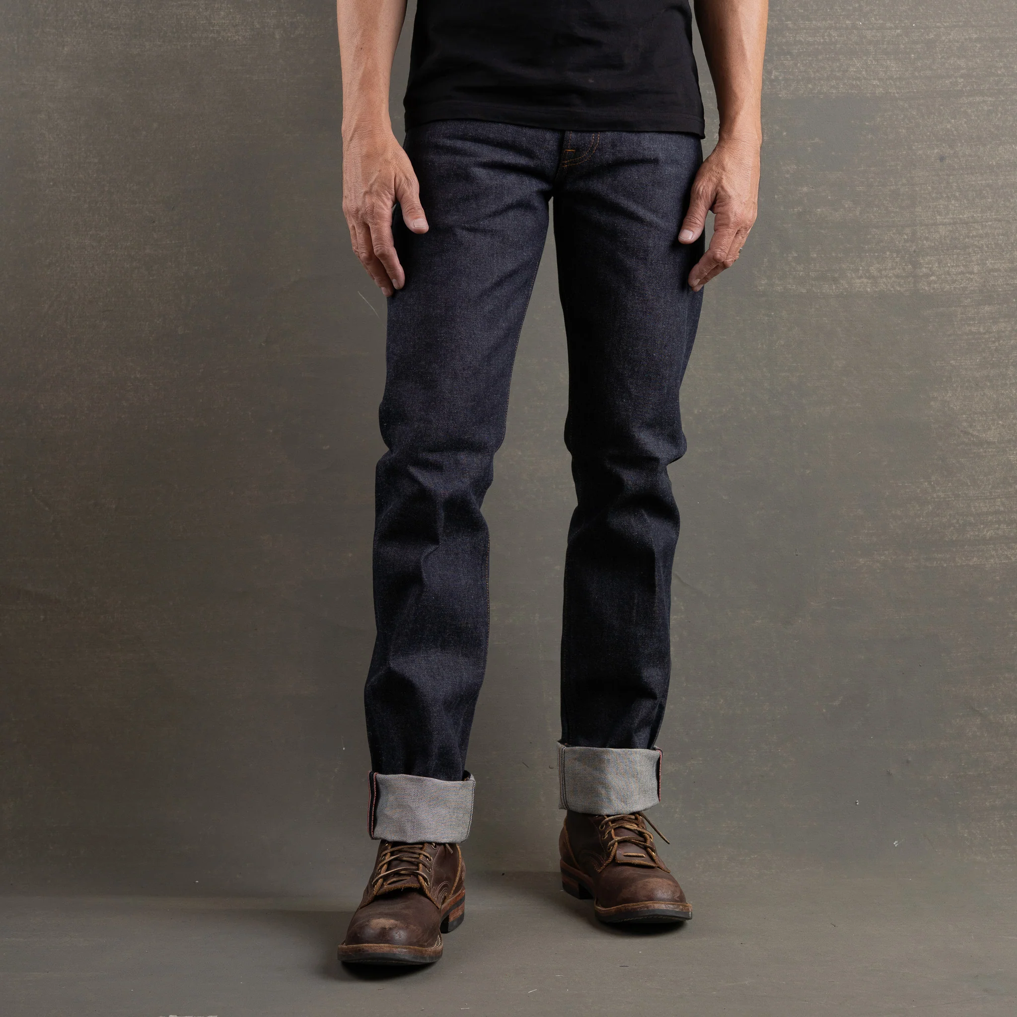 True Straight Vidalia Mills USA 14oz 'Bayou Blue' Selvage Denim Jean - Image 3
