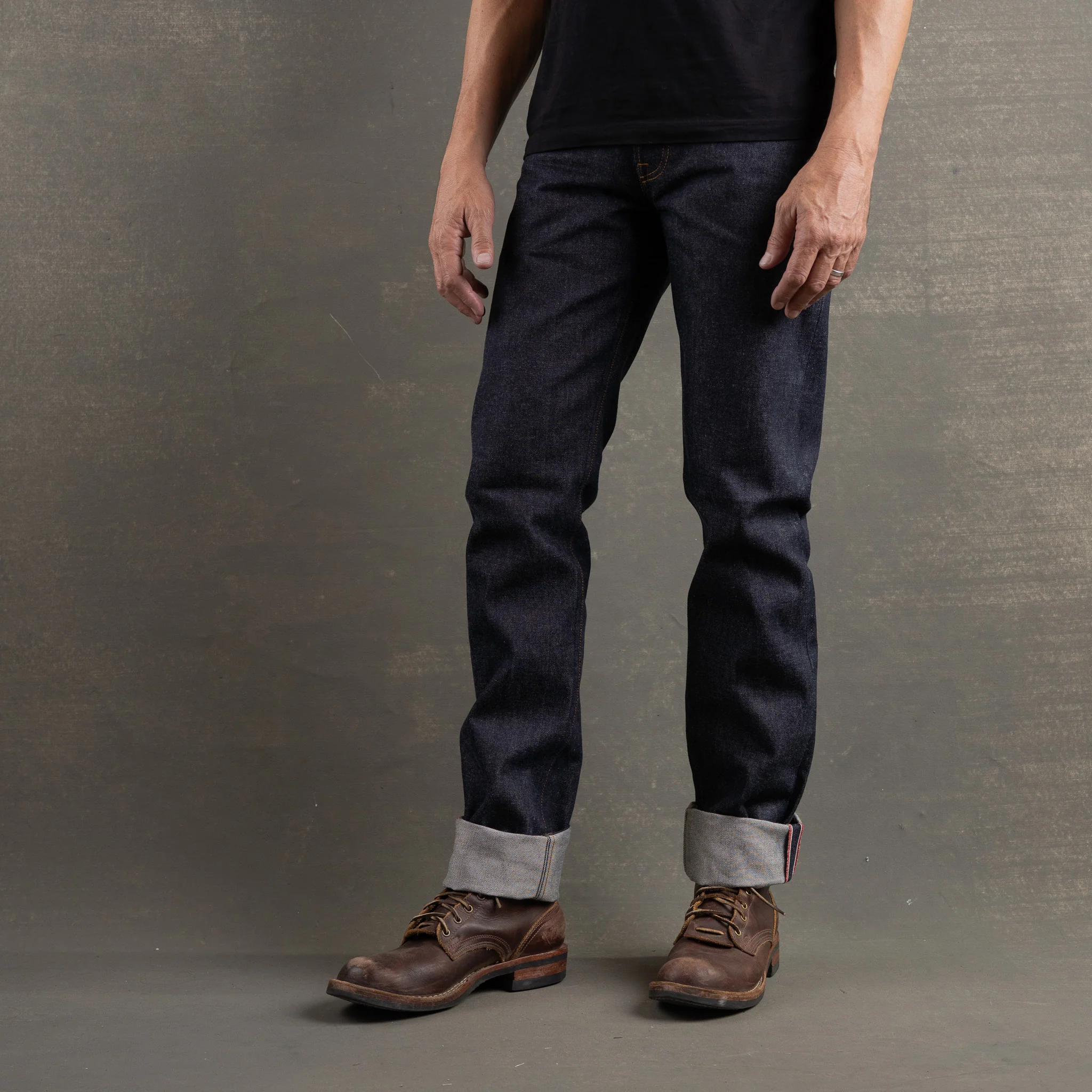 True Straight Vidalia Mills USA 14oz 'Bayou Blue' Selvage Denim Jean - Image 4