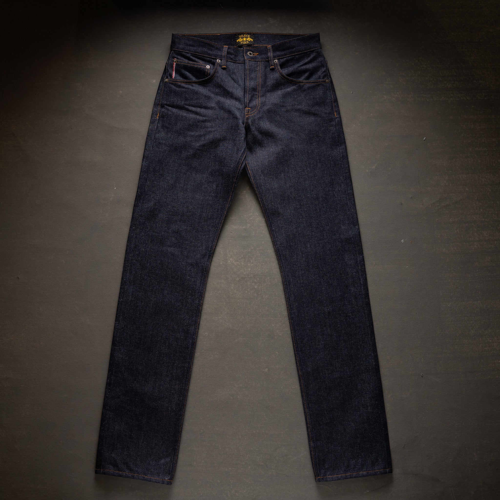 True Straight Vidalia Mills USA 14oz 'Bayou Blue' Selvage Denim Jean - Image 7