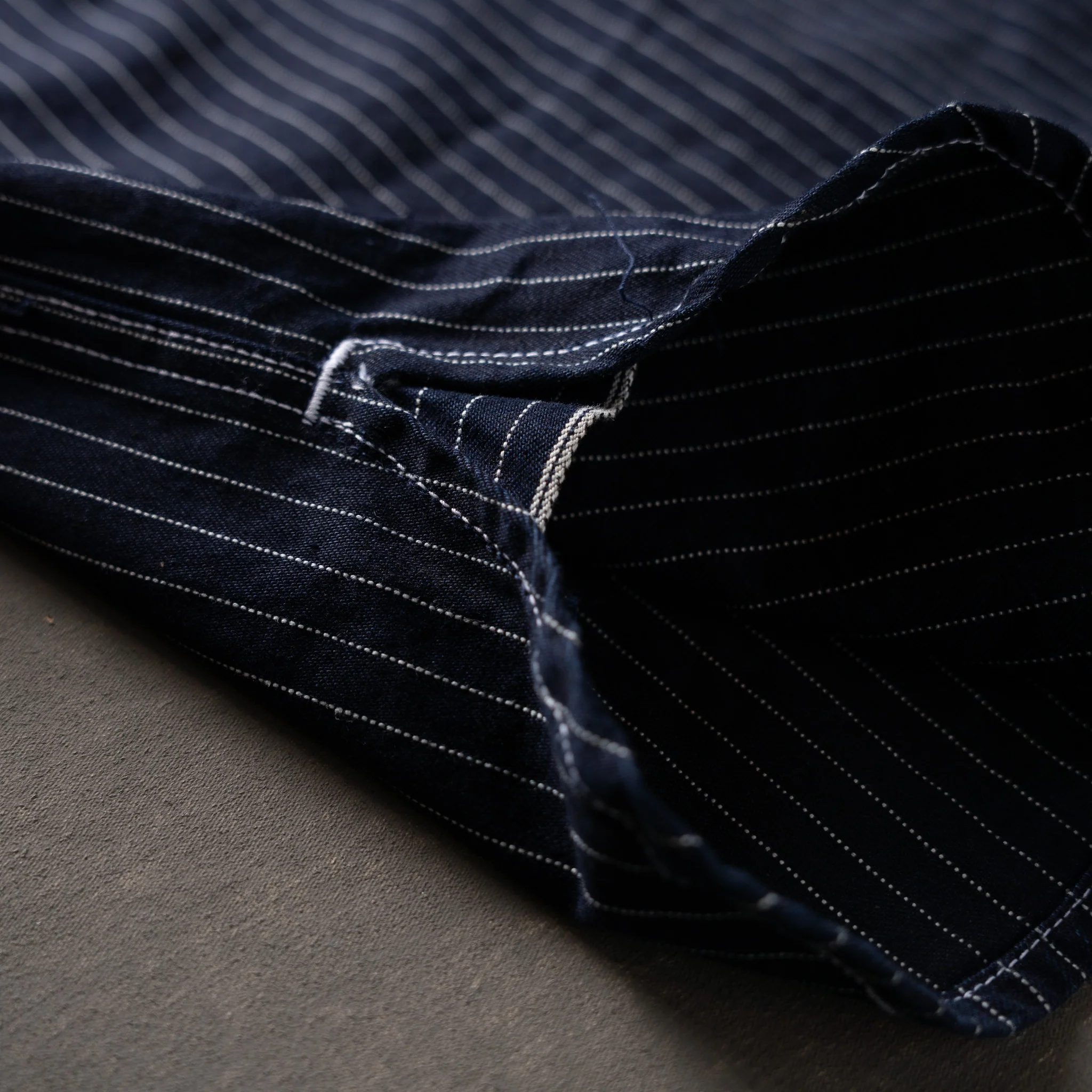 Iron Horse Work Shirt 14oz Wabash Japan Selvage Denim - Image 12
