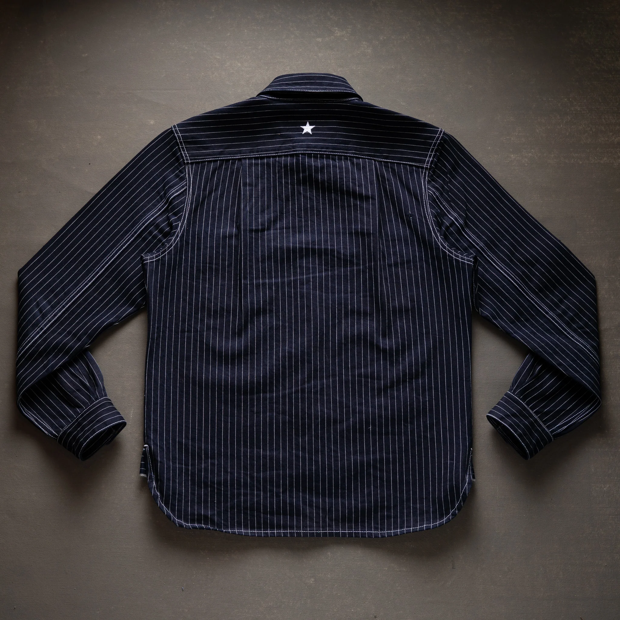 Iron Horse Work Shirt 14oz Wabash Japan Selvage Denim - Image 7