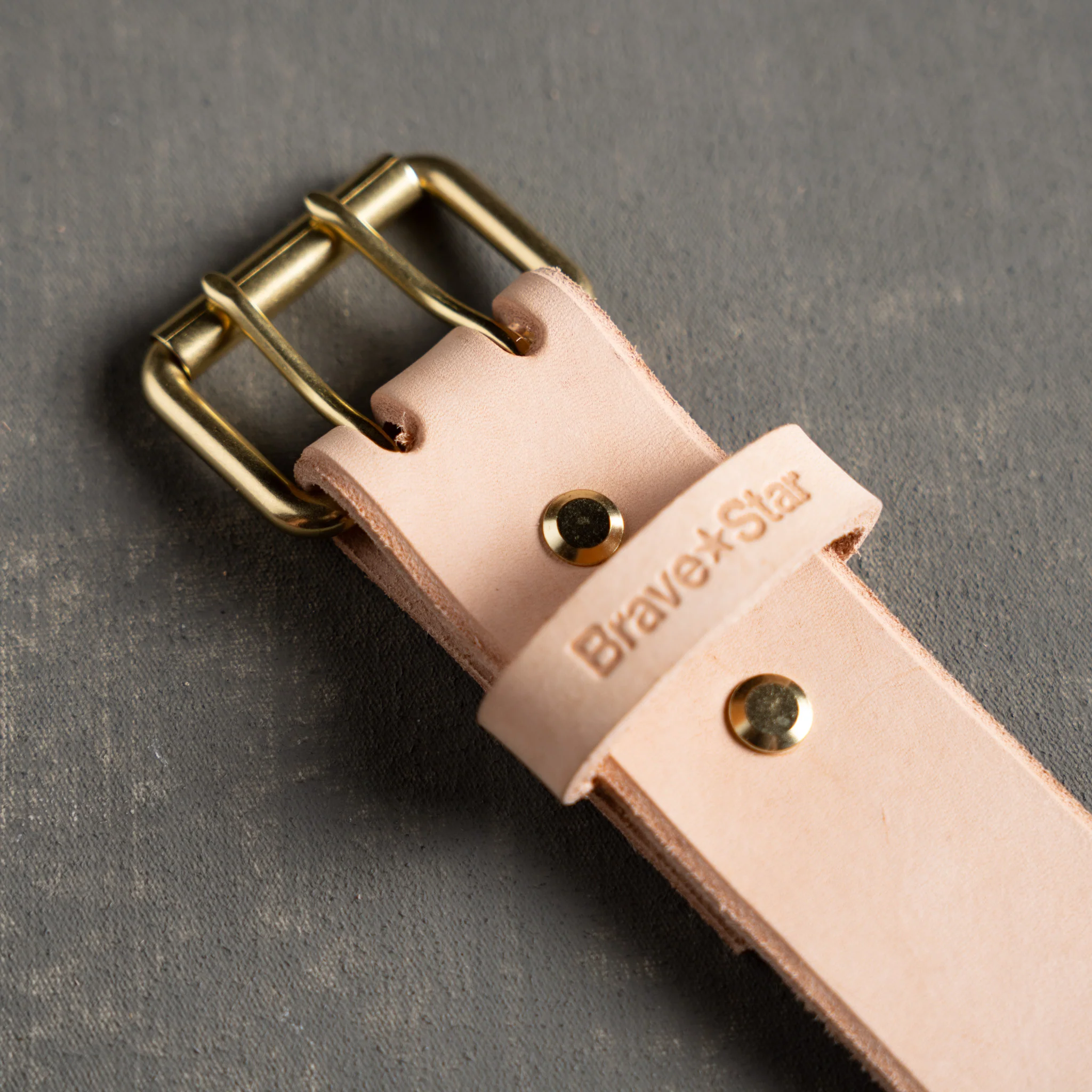 XW Leather Belt in Veg Tan (X-Wide 1.75") - Image 4